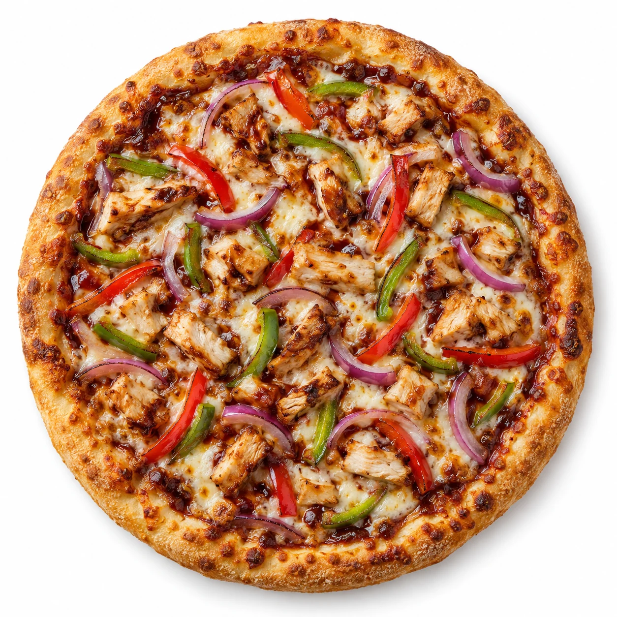 Illustratieve BBQ Chicken pizza