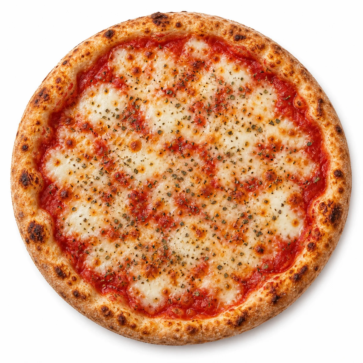 Illustratieve Margerita pizza